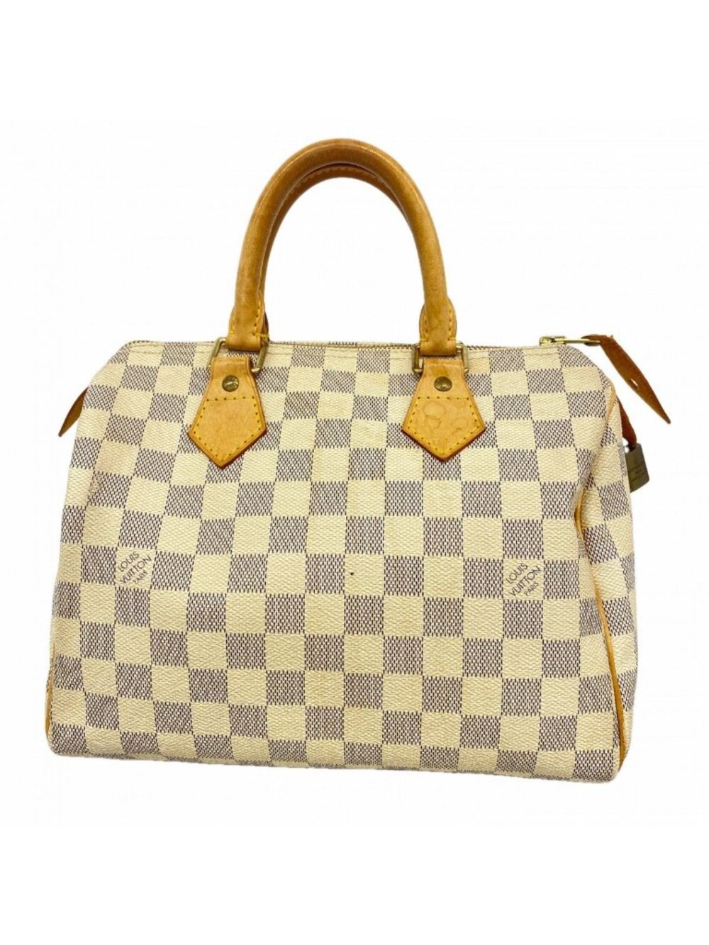 Louis Vuitton Handbag Damier Azur Speedy 25 White